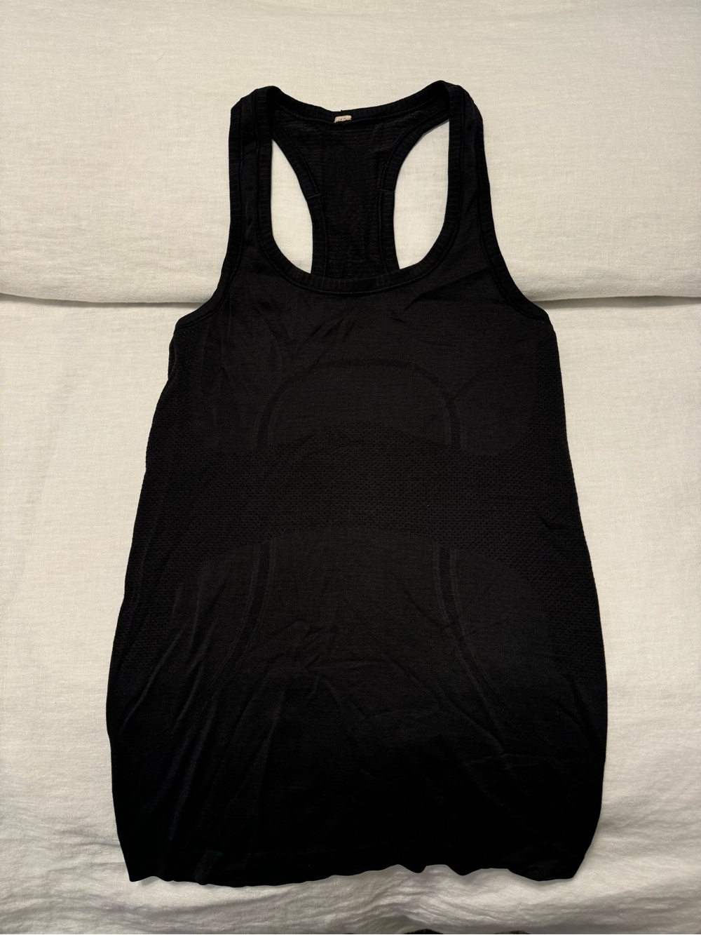 lululemon athletica Black Racerback Tank Top
